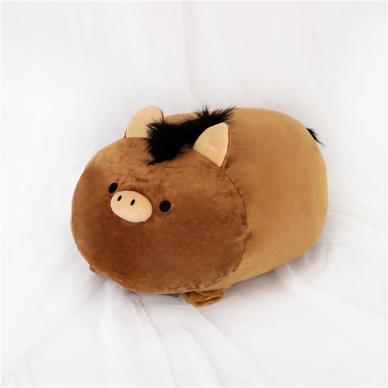 Плюшевый Кот тигр дикая кабана игрушка набитая круглая форма животных Мягкая