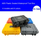 Водонепроницаемый пластиковый герметичный ящик для инструментов из АБС-пластика, защитное оборудование, ящик для инструментов, чехол, ударопрочный чехол для инструментов, противоударный с нарезанной пеной