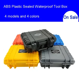 Водонепроницаемый пластиковый герметичный ящик для инструментов из АБС-пластика, защитное оборудование, ящик для инструментов, чехол, ударопрочный чехол для инструментов, противоударный с нарезанной пеной