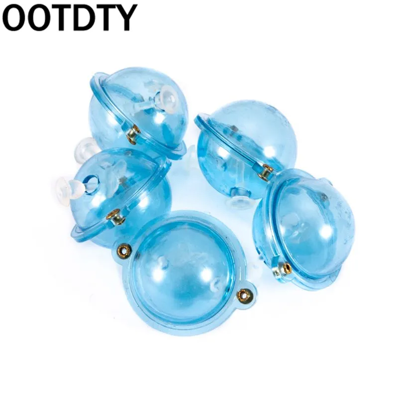 Blue 25mm 5 шт./компл. рыболовный поплавок ABS Пластик шарики водный шар пузырь плавает снасти морской рыбалки, времяпрепровождения на улице аксессуары синий и красный цвета 25/32/40/47 мм - Цвет: Blue 25mm