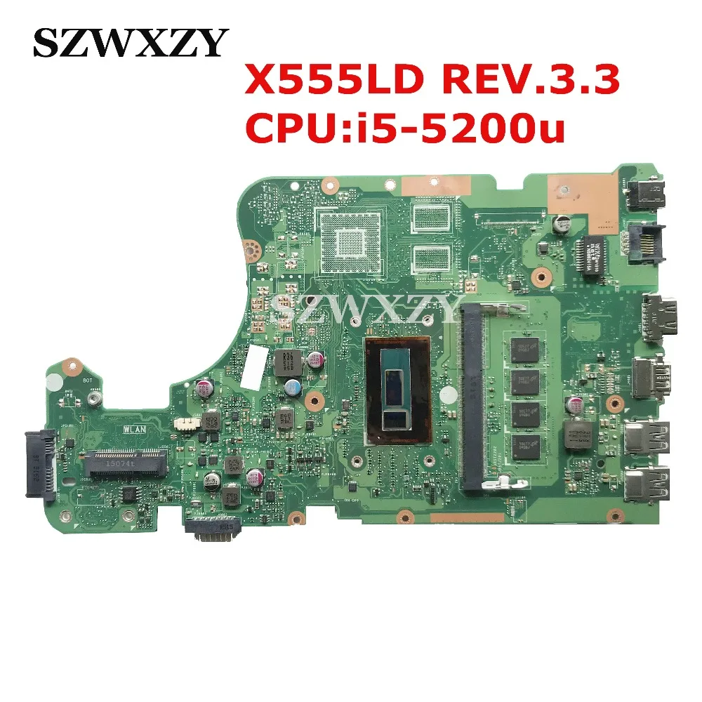 X555LD REV: 3 для Asus X555LAB материнская плата ноутбука с i5 5200 процессором 4 Гб оперативной