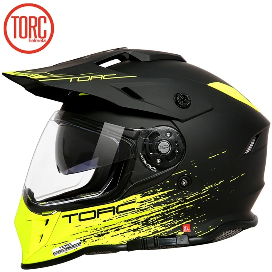 Бесплатная доставка 1 шт. TORC полное лицо точка ECE флип гонки внедорожные Capacete