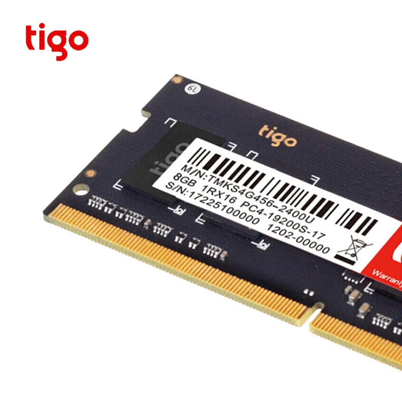 Tigo DDR4 оперативная память ram 4GB 8 GB ноутбук 2400 MHz 2 шт DDR 4 Memoria SoDIMM для