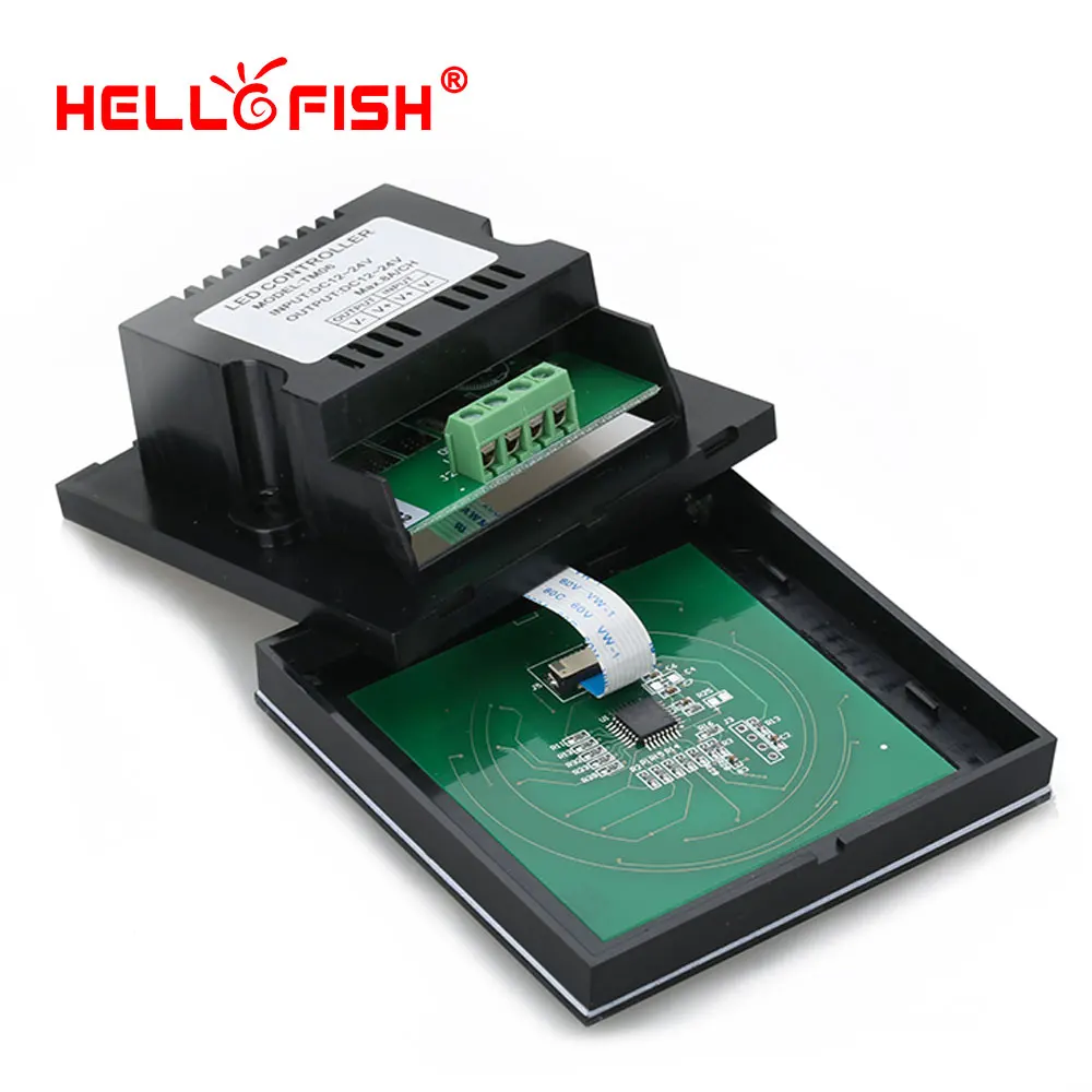 

86 Type wall switch Touch Panel RGB single color LED LED Strip Controller DC12V24V Hello Fish