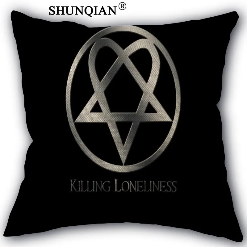 Pillows Cases Льняная хлопковая наволочка him heartagram, наволочка для подушек с индивидуальным принтом, декоративные наволочки для подушек 45x45 см, односторонняя WJY420-9 - Цвет: Pillows Cases