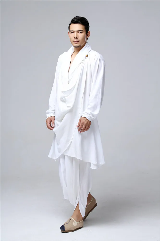 Бесплатная доставка 2019 одежда в китайском стиле мужские хлопковые льняные штаны