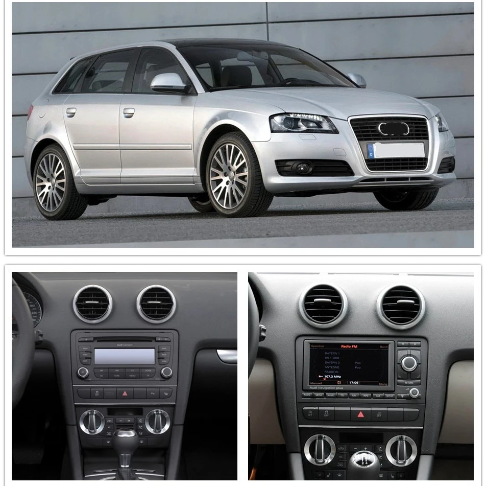 Navifly Android9.1 RDS 32G rom 2G ram 2din автомобильный мультимедийный плеер для Audi A3 8P 2003-2011 Автомобильный dvd gps obd2 dab+ wifi 4G