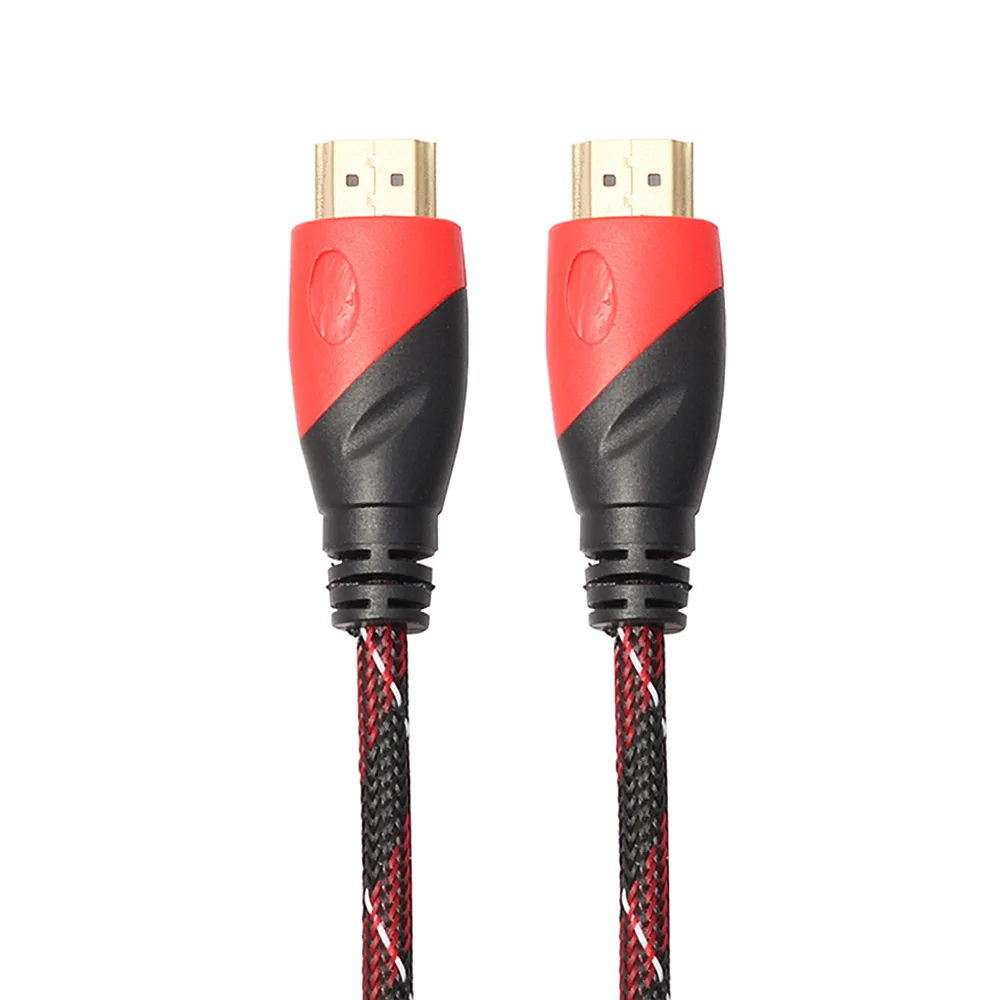 Новый HDMI кабель высокоскоростной позолоченное соединение с красной черно-белой