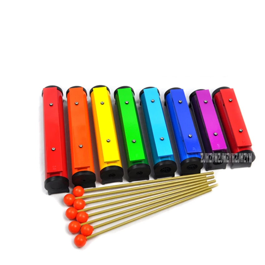 

TL8-8A Percussion Kid 8-Tone Multicolor Xylophone Early Childhood Wisdom Musical Instrument Toy Baby Educational Musical Toy