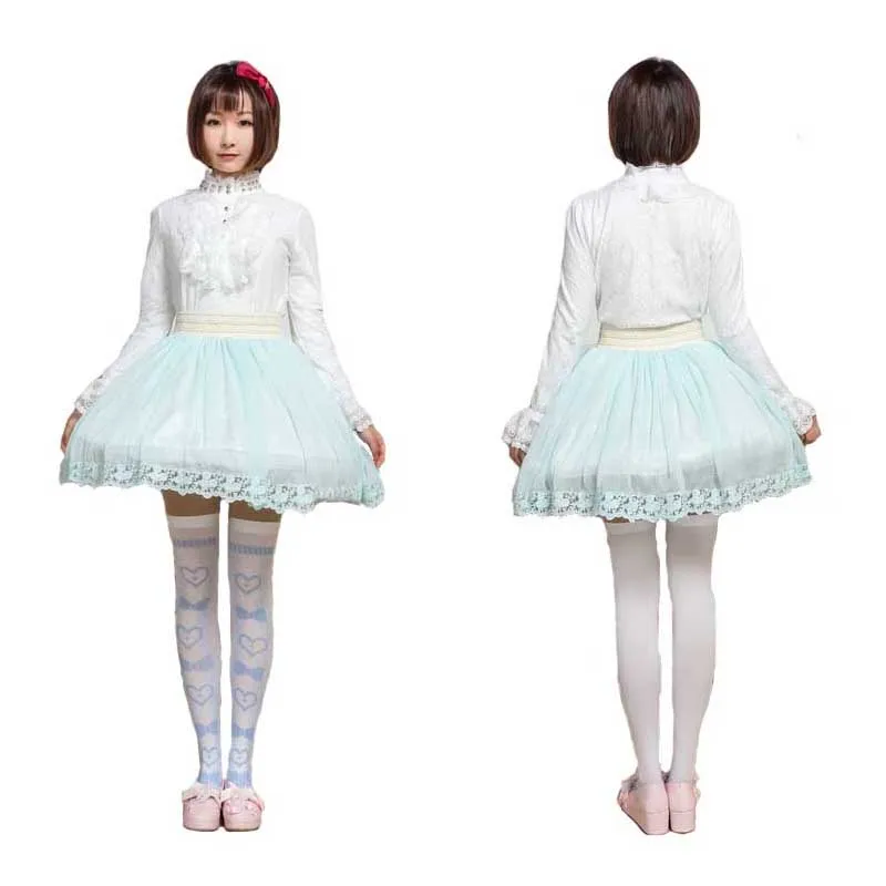 ROLECOS Милая юбка для девочек подростков женщин вечерние 4 цвета эластичная талия