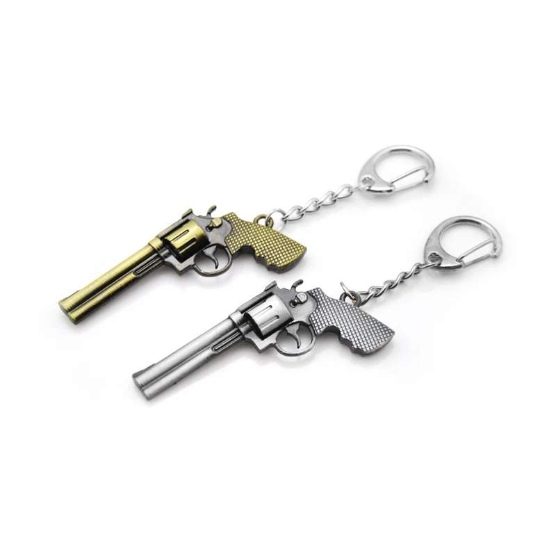 

Novelty Counter Strike Revolver Guns Keychain Gadgets For Men Trinket CS GO Awp Rifle Sniper Key Ring Jewelry Souvenirs Gift