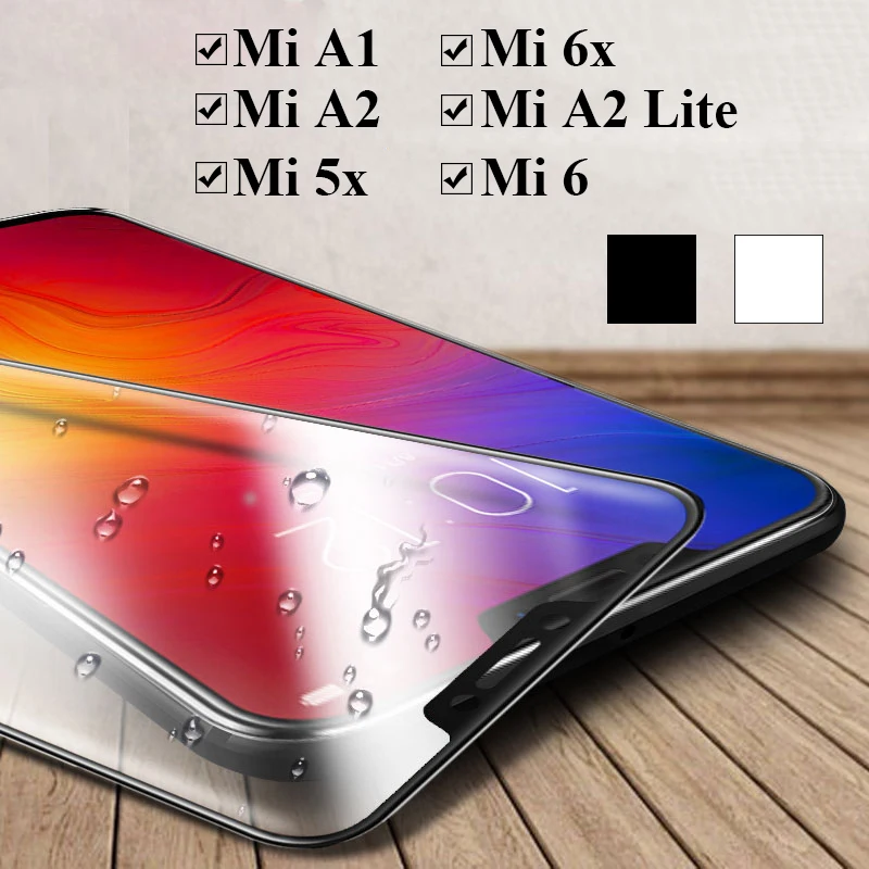 5D Защитное стекло для xiaomi mi a2 lite ksio a1 6 6x xiaomei xio 5x Защита экрана xao a 1 2 закаленное