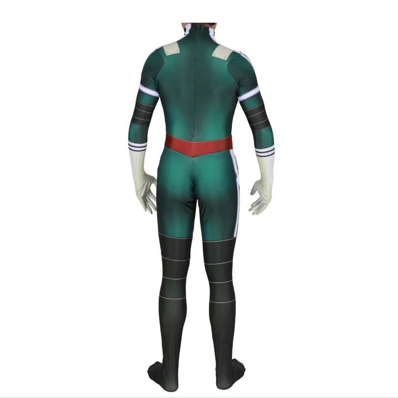 My Boku no Hero Academy Midoriya izku Deku, косплей костюм для мужчин и женщин, комбинезон из спандекса, костюм зентай на Хэллоуин, Рождество