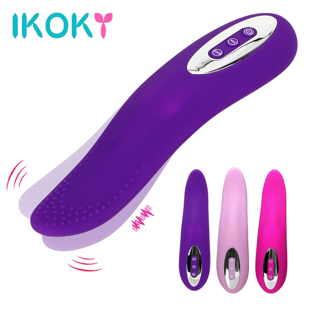 Ikoky вибратор оральный секс язык влагалище чулки 12 Скорость стимулятор