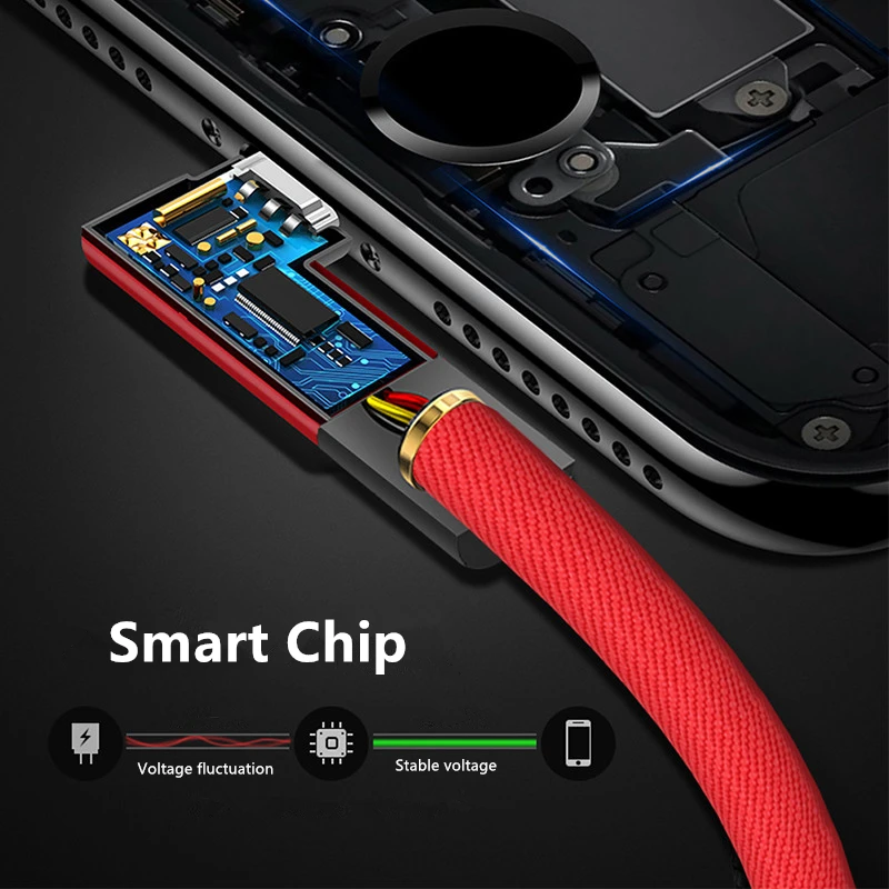 Usb c 2.4A L Line локоть USB Type C кабель для Samsung S8 Note 8 Быстрая зарядка передачи данных Xiaomi
