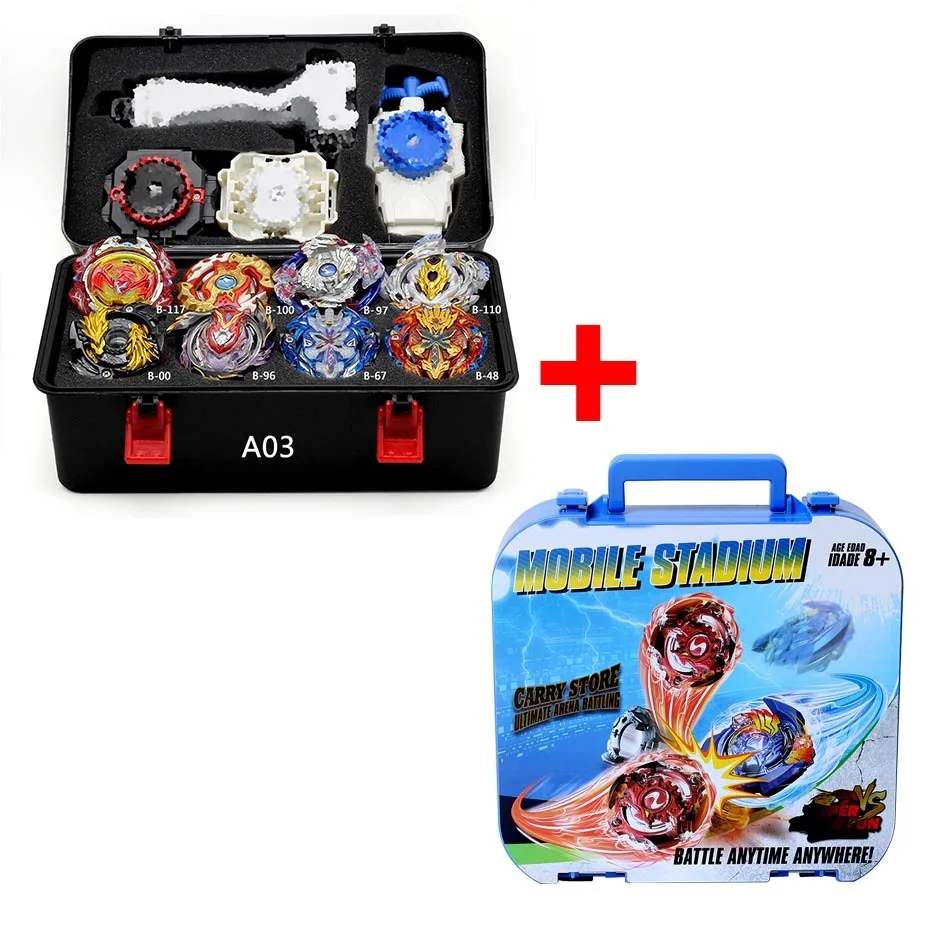 Takara Tomy мобильный Bey Bay Burs Арена стадион лезвия коробка для хранения гироскопа Арена захватывающие Дуэль спиннинг игрушки - Цвет: A03