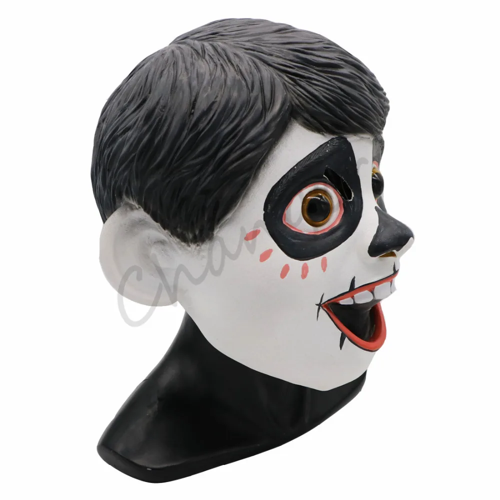 Череп Гектор Ривера Маска Косплей фильм Коко мигул латексные маски костюмы