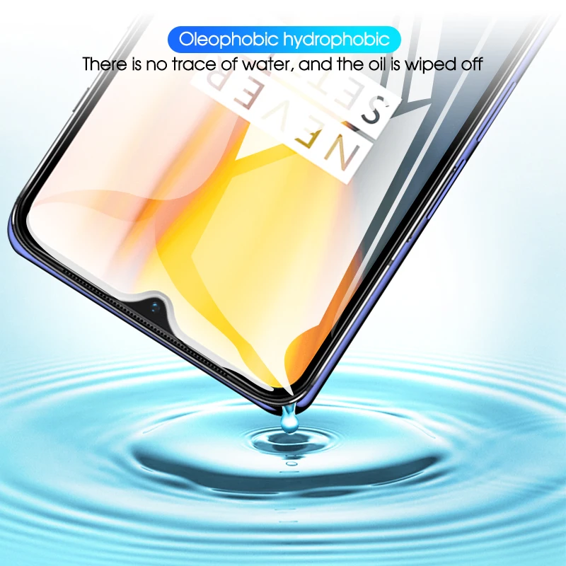 2 в 1 9D полная Защита экрана для Oneplus 7 6 6T + пленка объектива камеры One Plus полное