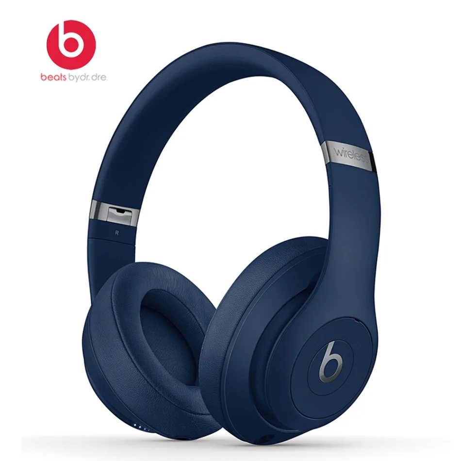 Синий Beats Studio O3 беспроводные Накладные наушники Bluetooth Музыкальные Наушники чистый ANC шумоподавление наушники с микрофоном - Цвет: Синий