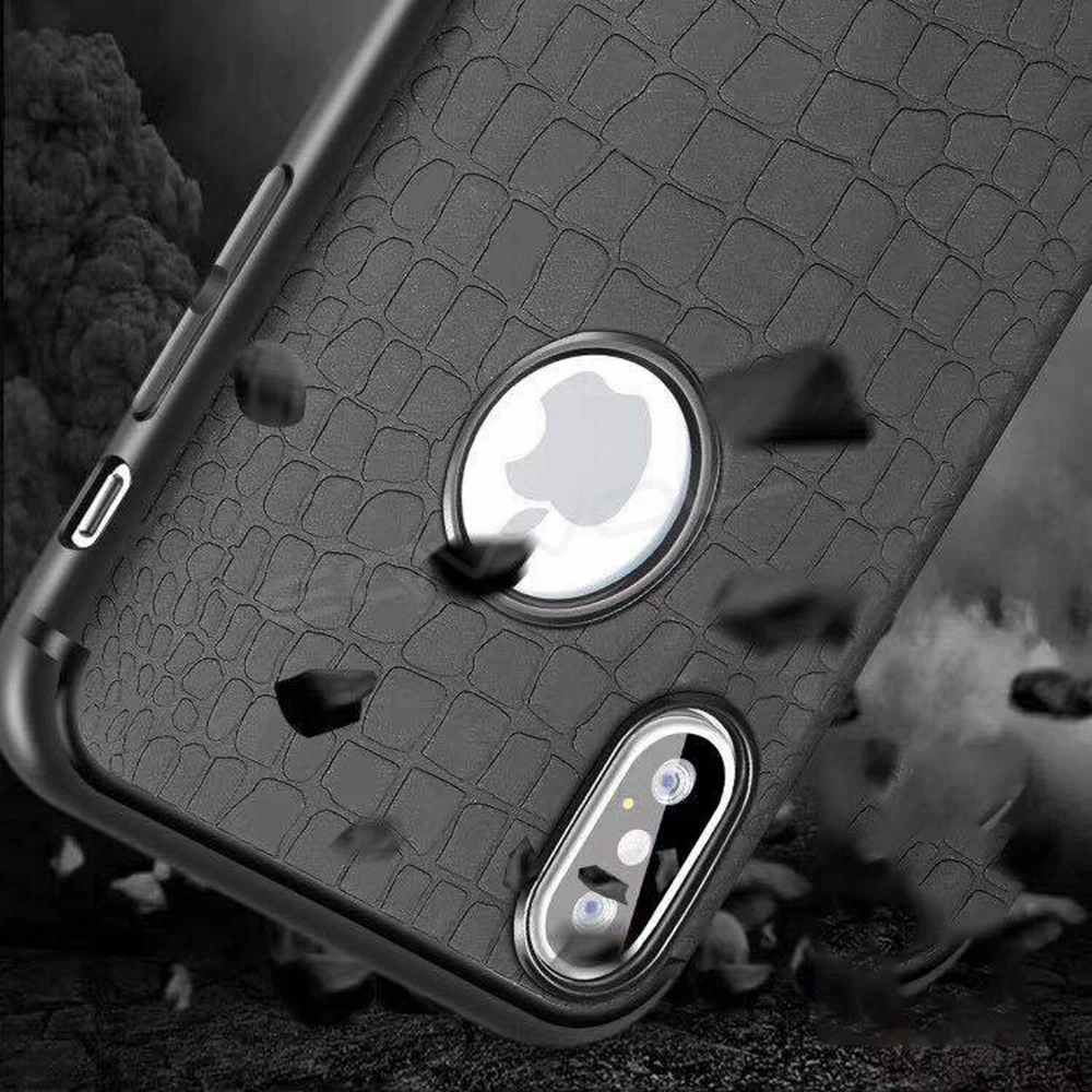 Eqvvol Magnet Mobile Phone Case For iPhone X 8 7 Plus Full Coverage Back Soft TPU Magnetic Leather Cover Cases iphone 6 6s |