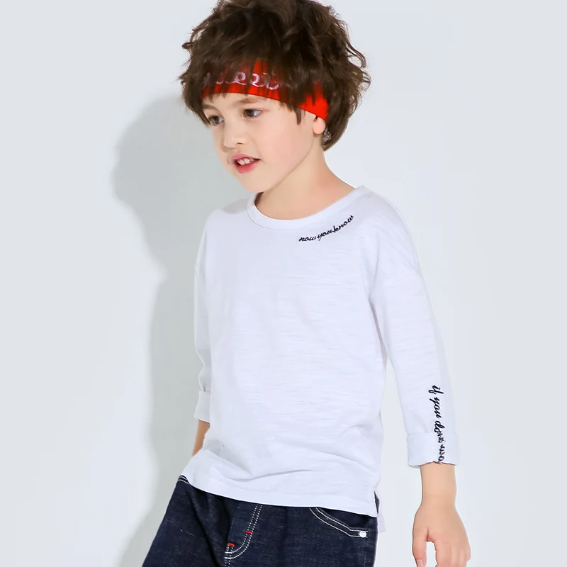 Pioneer kids/новая футболка с длинным рукавом для мальчиков детская одежда модная