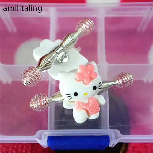 10 шт. в комплекте новый держатель для волос с чехлом коробкой Hello kitty девочек yey