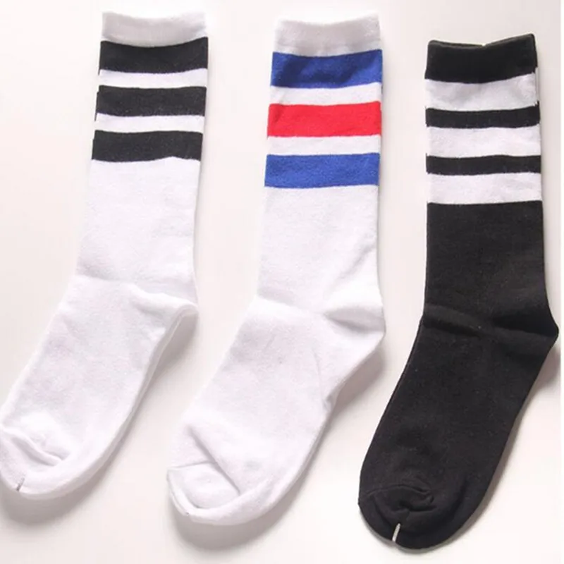 Классическая длинная трехполосная ретро школа высокое качество хлопок для