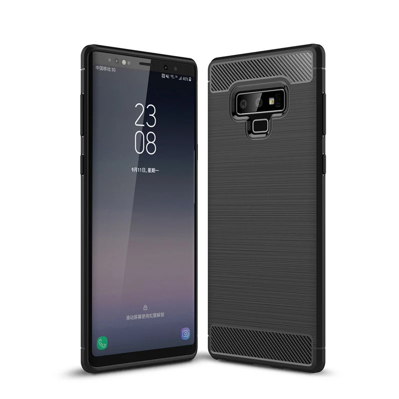 Binbo чехол для Samsung Galaxy Note 9 армированный углеродный жесткий силиконовый