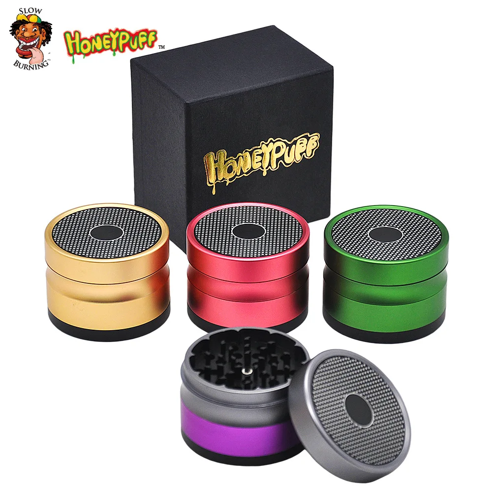 HONEYPUFF Dia.63mm H.47mm 4 слоя древней формы специй машинка для дробления и измельчения