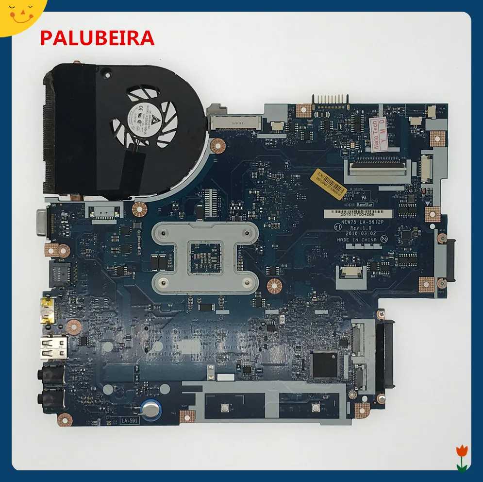 Материнская плата для ноутбука ACER Aspire LA-5912P G LA-5911P 5552 + радиатор = 5551 | Компьютеры и