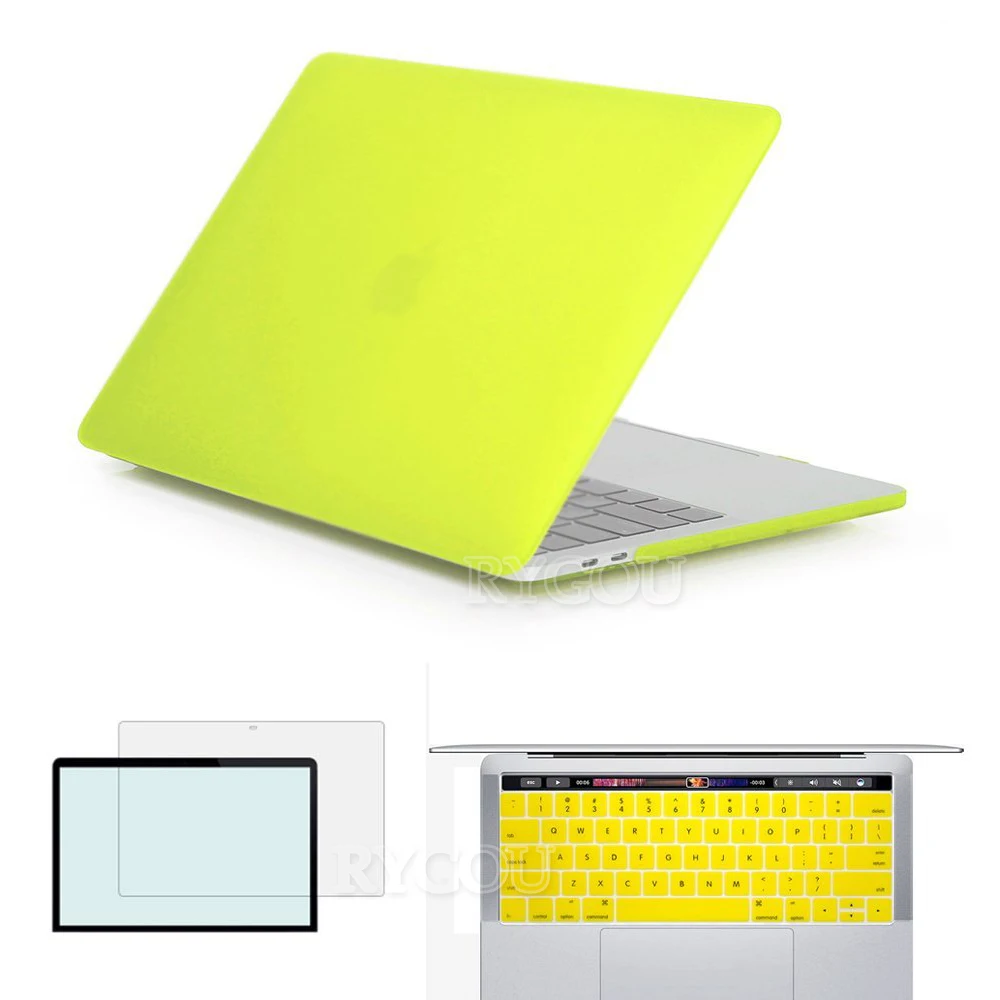 3 в 1 для нового MacBook Pro 13 15 чехол 2016/2017 A1706 A1707 с сенсорной панелью и A1708 без панели