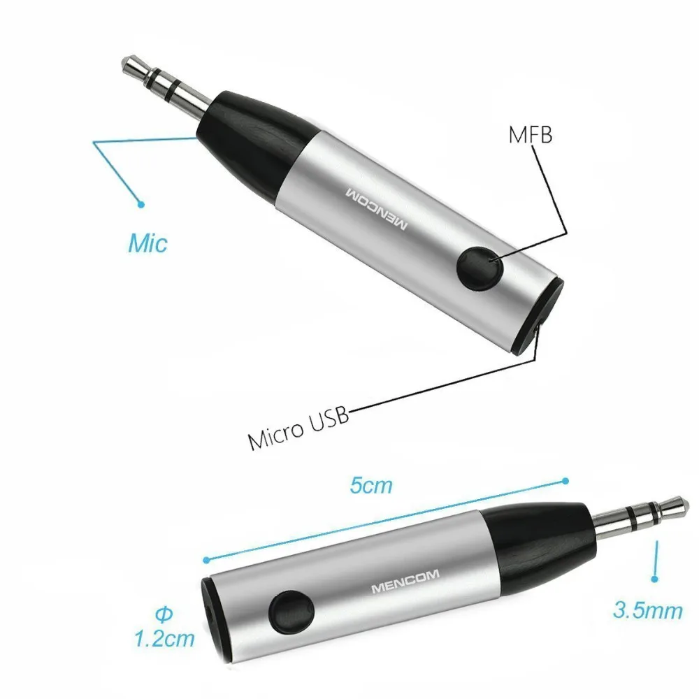 Мини Bluetooth V4.1 музыкальный приемник адаптер 3 5 мм с разъемом подачи внешнего