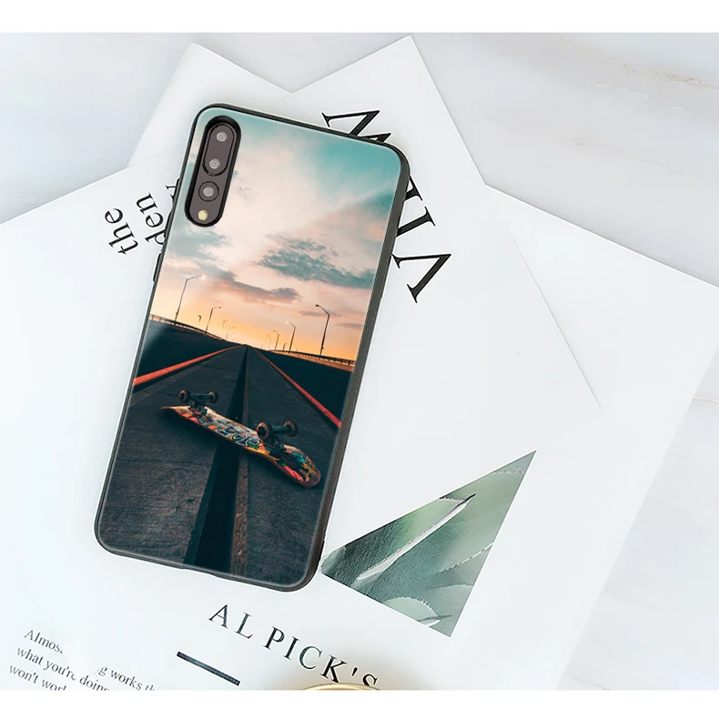 Для huawei Honor V20 чехол для huawei P20 чехол Mofi для huawei P20 Lite Nova 3E 3 3I 4 Honor 8X Max чехол с мультяшным котом лимоном