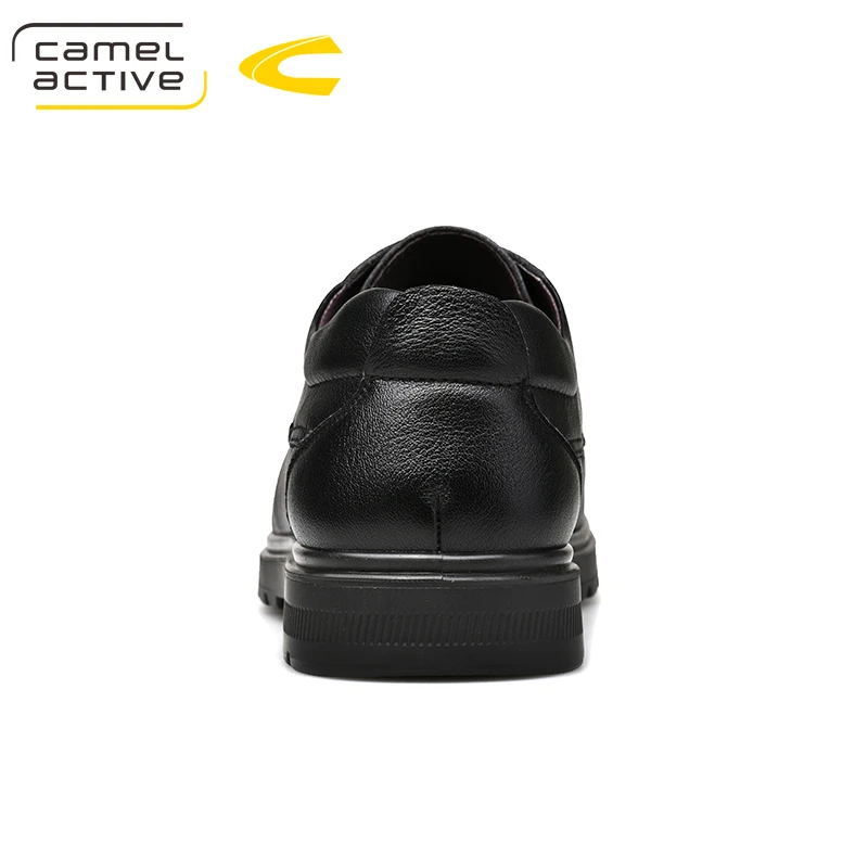 Camel Active New Luxury Style Mens Oxfords Genuine Leather Brown Black Brogue Shoes Men Formal Wedding Party Casual | Обувь