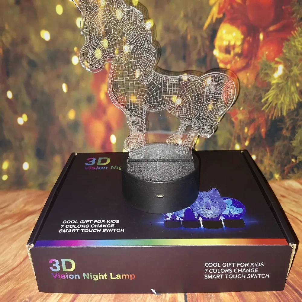 Дропшиппинг 3D светодиодный светильник ночник PUBG TPS SCAR-L USB атмосферное освещение