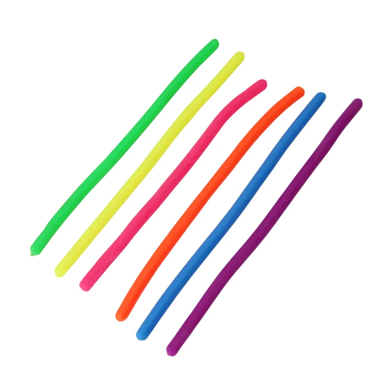 Цветной эластичный шнурок Непоседа лапша outизм тревожность игрушка дети