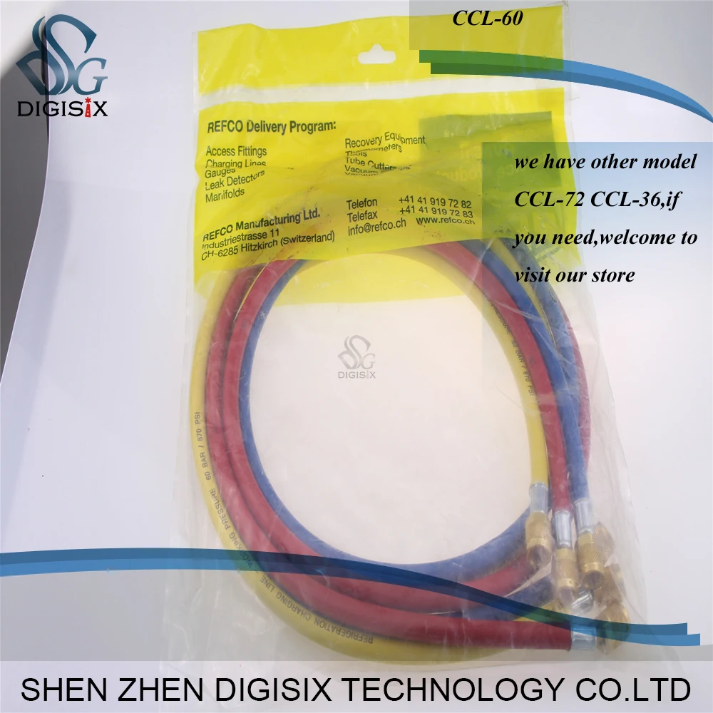 Free shipping High quality three-color dosing tube CCL-60 1.5M refrigerant pipe dosing tube