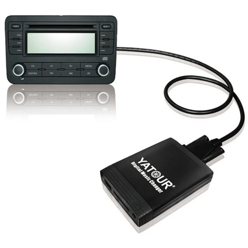 Цифровой музыкальный адаптер YATOUR AUX SD USB MP3 для VW Radio Delta MFD2 Premium R100 R110 RCD200 RCD210 RCD300