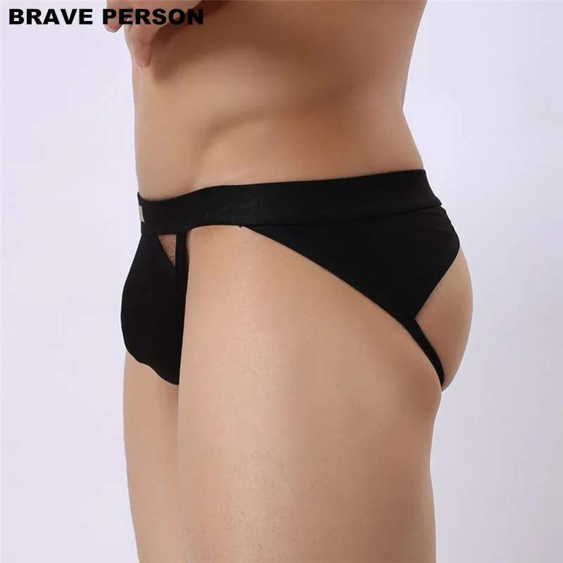 Brave Person нижнее белье Для мужчин Ракушки сексуальные мужские плавки с низким