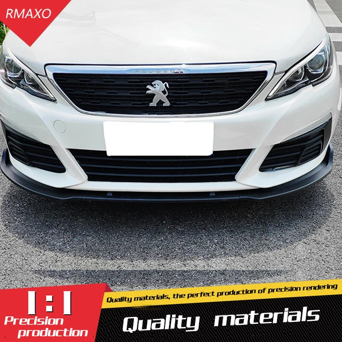 Для peugeot 308 Комплект кузова спойлер- для peugeot 308 ABS задний спойлер передний бампер диффузор защитные бамперы