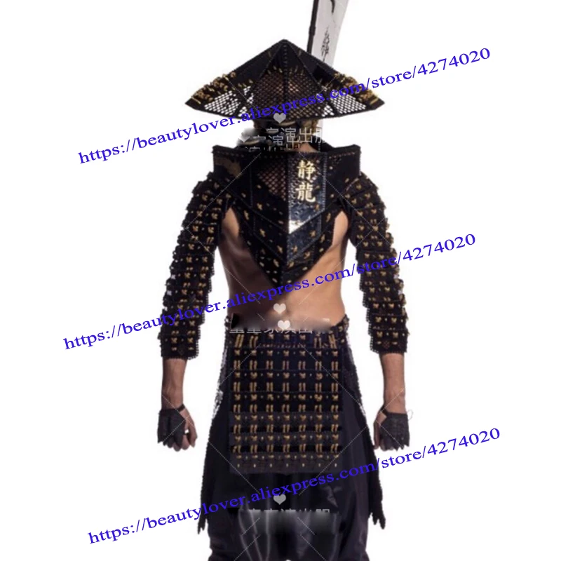 Модель подиума черный ниндзя бар gogo костюмы в китайском стиле ds японский косплей