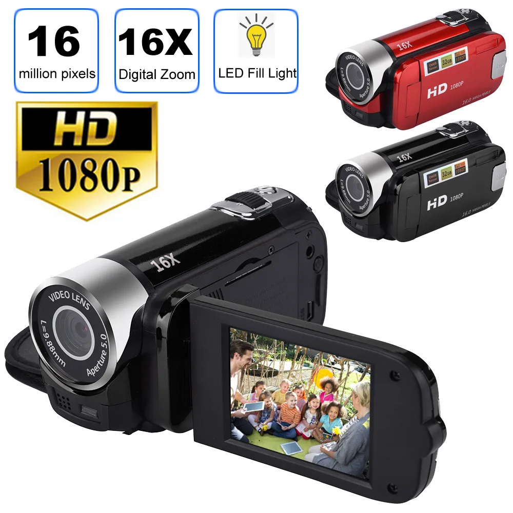 2,7 дюймовый TFT lcd HD 1080P 16MP 16X цифровой зум видеокамера DV камера p45
