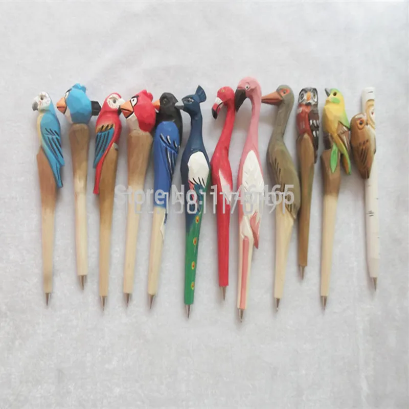 Шариковая ручка для резьбы в виде животных шариковая форме цветка деревянные