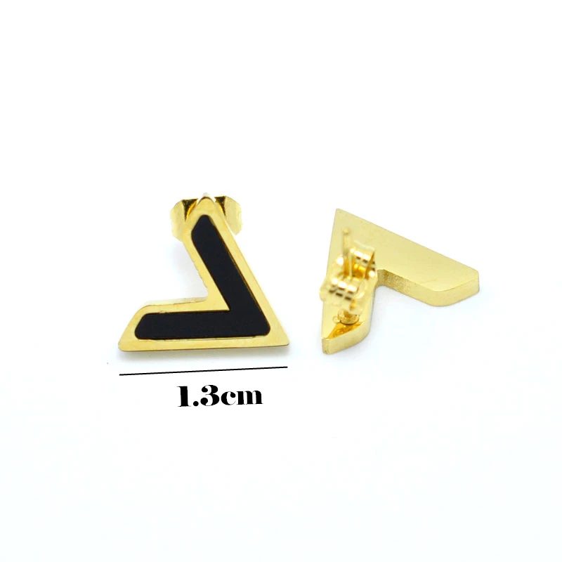 FYSARA классические брендовые милые серьги-гвоздики с V-образным вырезом для женщин