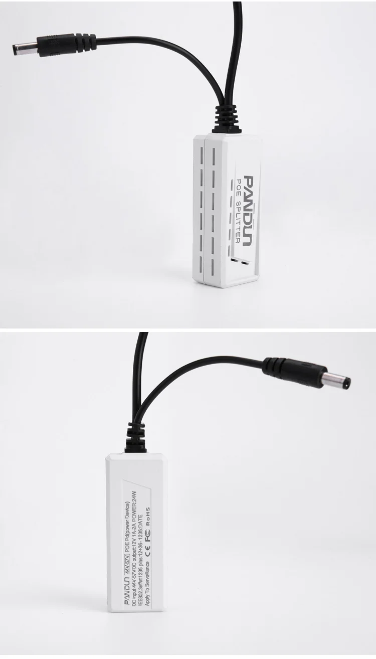 Камера видеонаблюдения POE сплиттер стандартный 48 в очередь 12V2A POE Питание IEEE8.2.3AF/AT