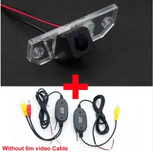 Camera with wireless Автомобильная камера заднего вида HD 1280*720 камера заднего вида для Ford Focus Sedan 2 3 2008 2009 2010 2011 2012 C-Max C Max Mondeo - Название цвета: Camera with wireless
