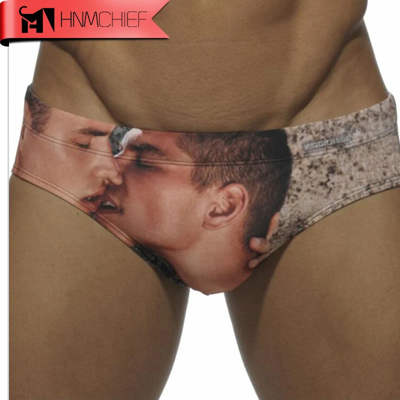 Новинка 2017 года гей Для мужчин s Плавание одежда трусы боксеры сексуальные с