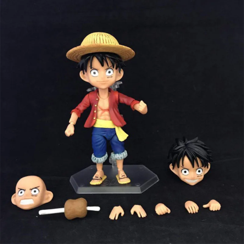 One piece Аниме The new world Straw Luffy 16 см подвижная фотоигрушка|Игровые фигурки и