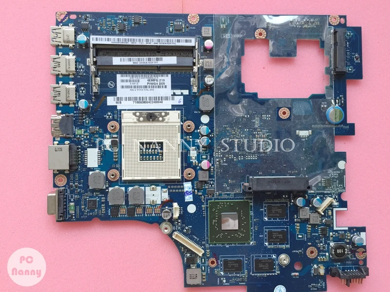 Материнская плата для ноутбука Lenovo G770 материнская PIWG4 LA 6758P HM65 s989 HD6650M 1 ГБ