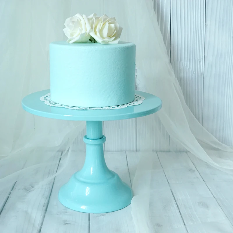 Подставка для торта Tiffany Blue 10/12 дюйма металлическая подставка свадебного